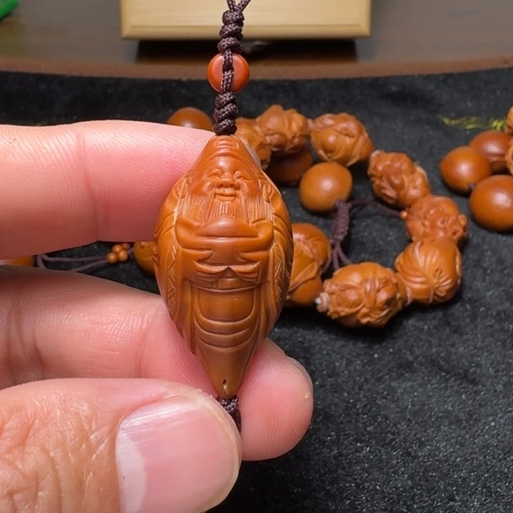 橄榄核手串/手链财神单颗