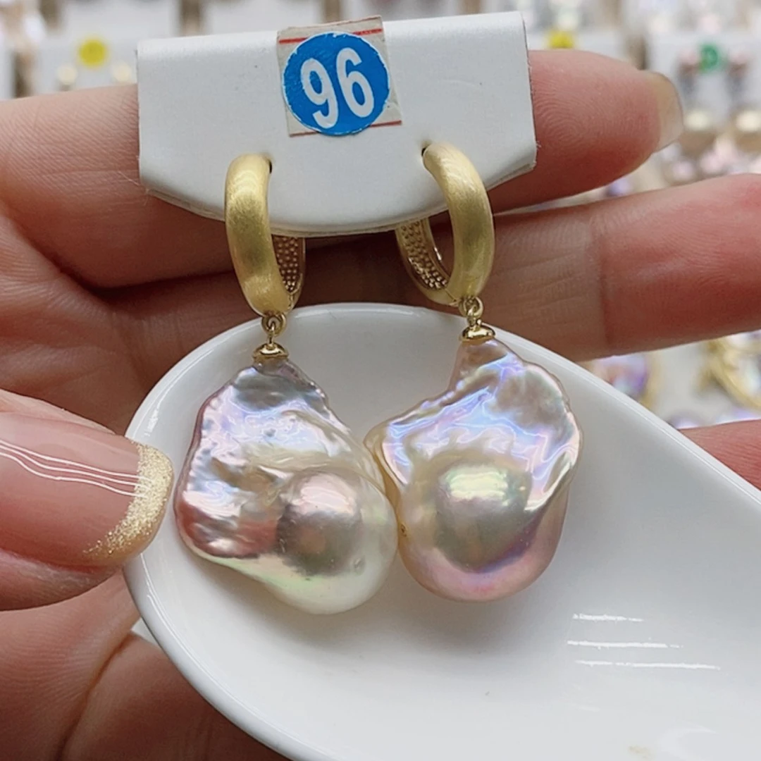 【闪购商品】淡水珍珠耳饰银S925镶嵌