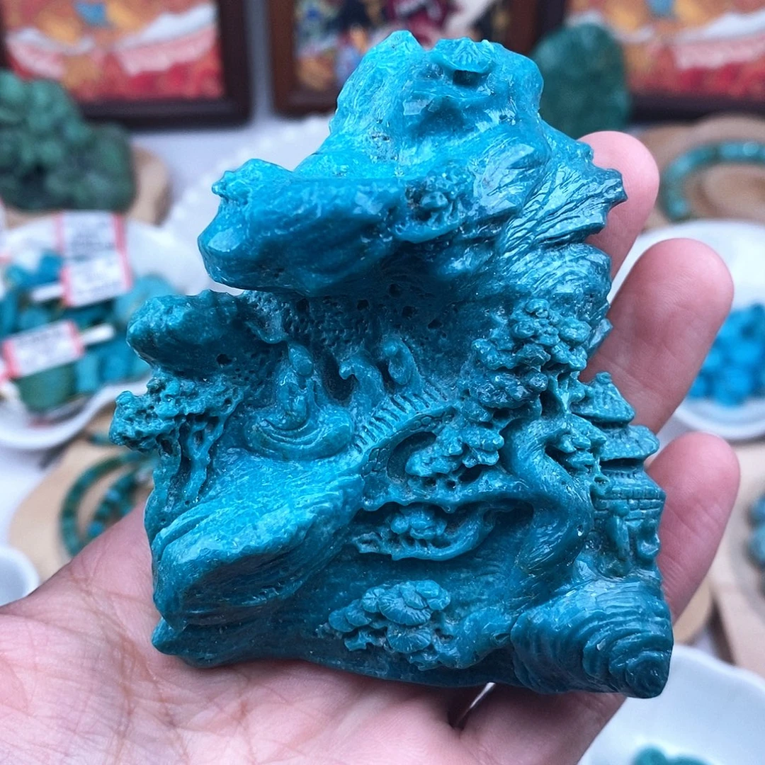 绿松石未镶嵌珠宝奇石