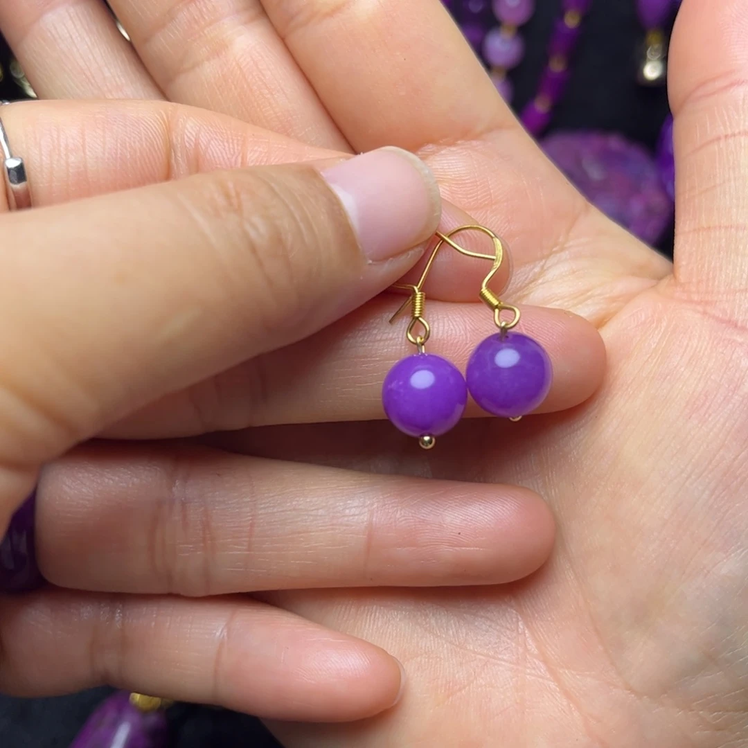 紫泥凝胶玉华果冻紫耳坠卡10