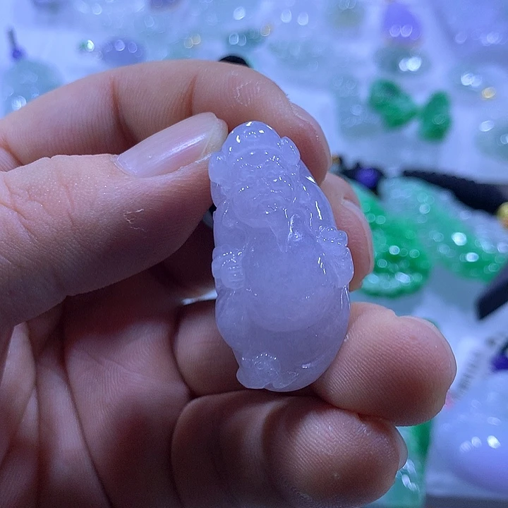 翡翠未镶嵌颈饰天然翡翠A货吊坠