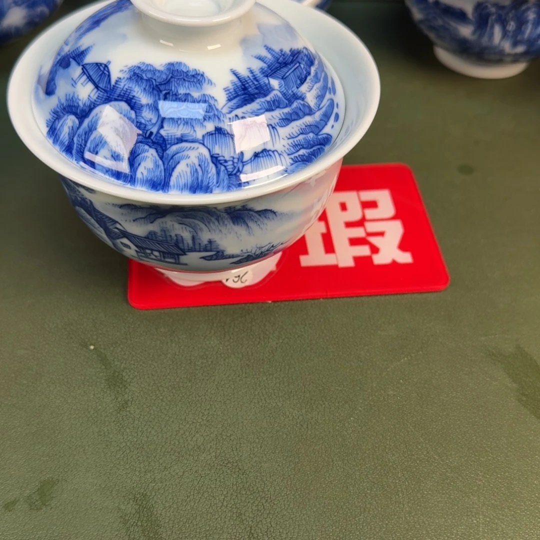陶瓷景德镇纯手绘茶具圆圆298