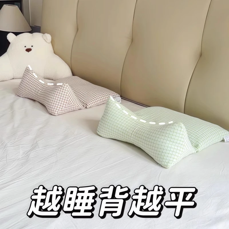 【养护颈椎助睡眠专用】荞麦颈椎枕养生枕三角枕头纯荞麦壳成人女生