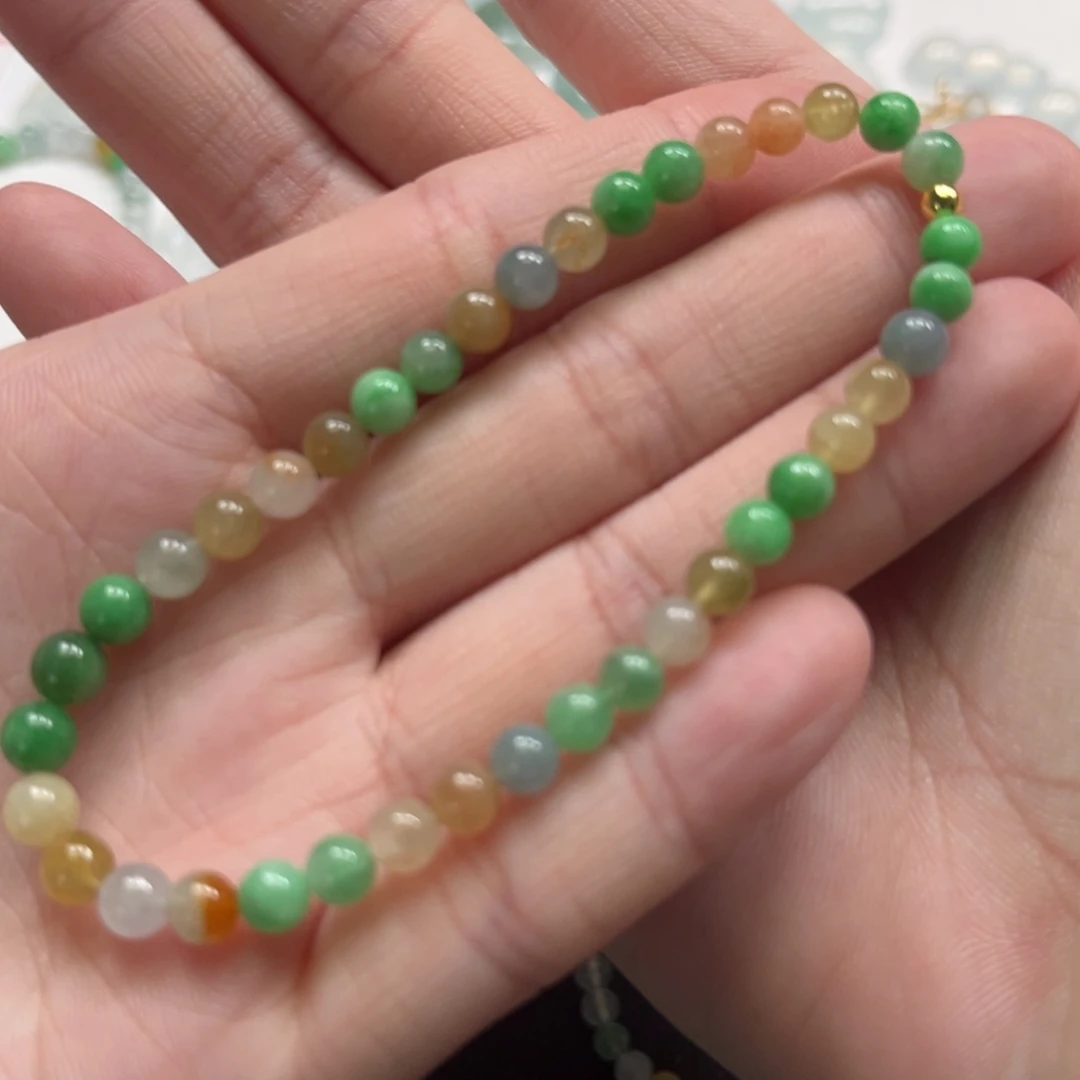 翡翠未镶嵌手链缅甸翡翠