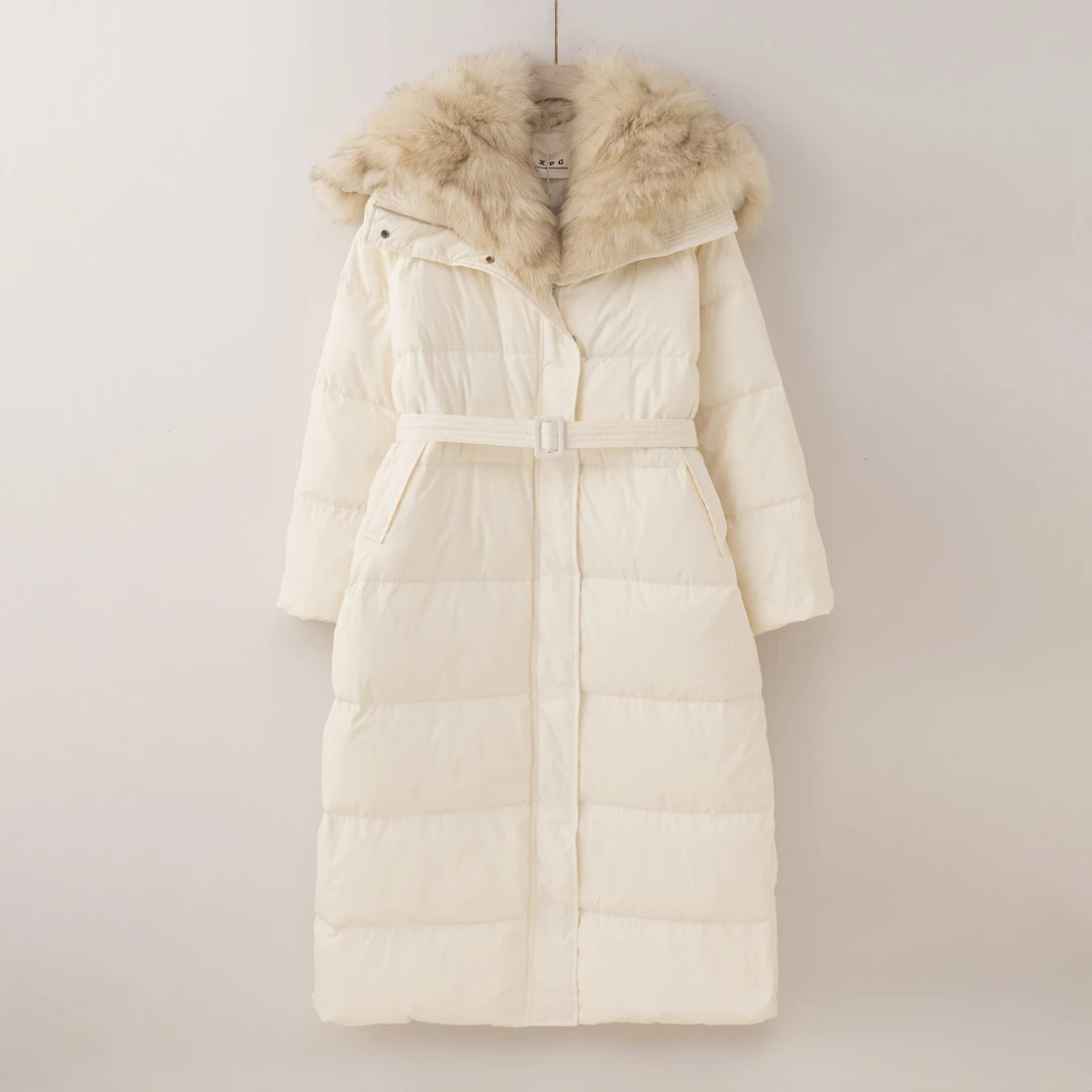 ★H2475 高货柜货质感巨赞超显瘦长款羽绒服