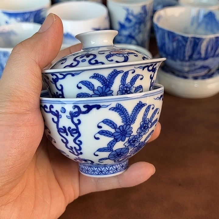 瓷片景德镇全手工手绘陶瓷