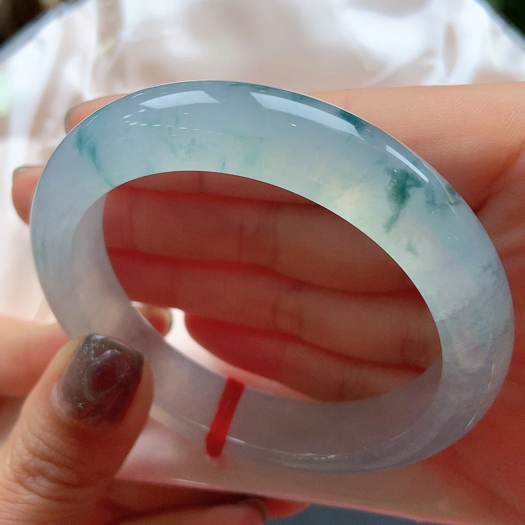 翡翠未镶嵌手镯65