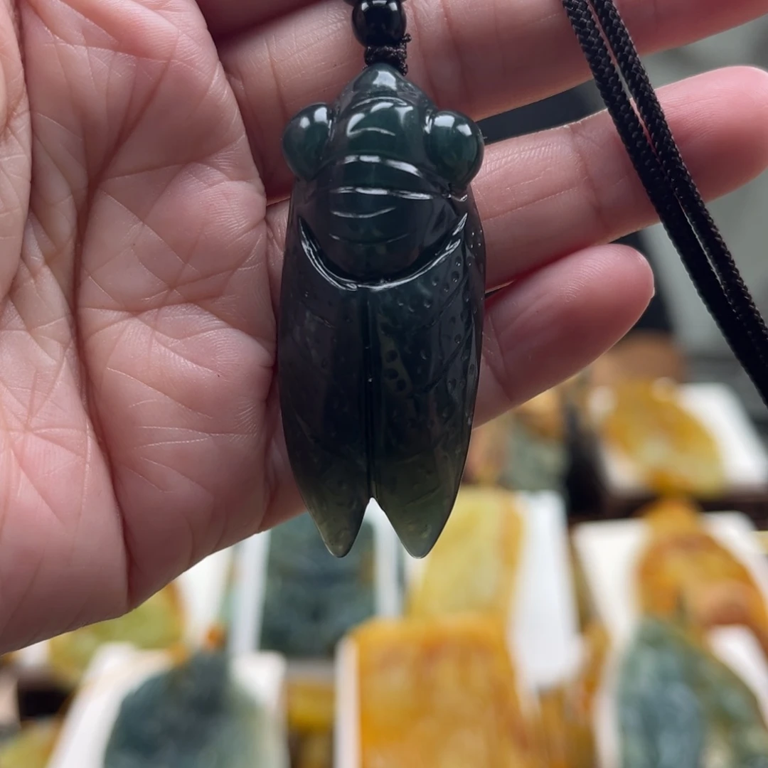 岫玉未镶嵌挂件挂件