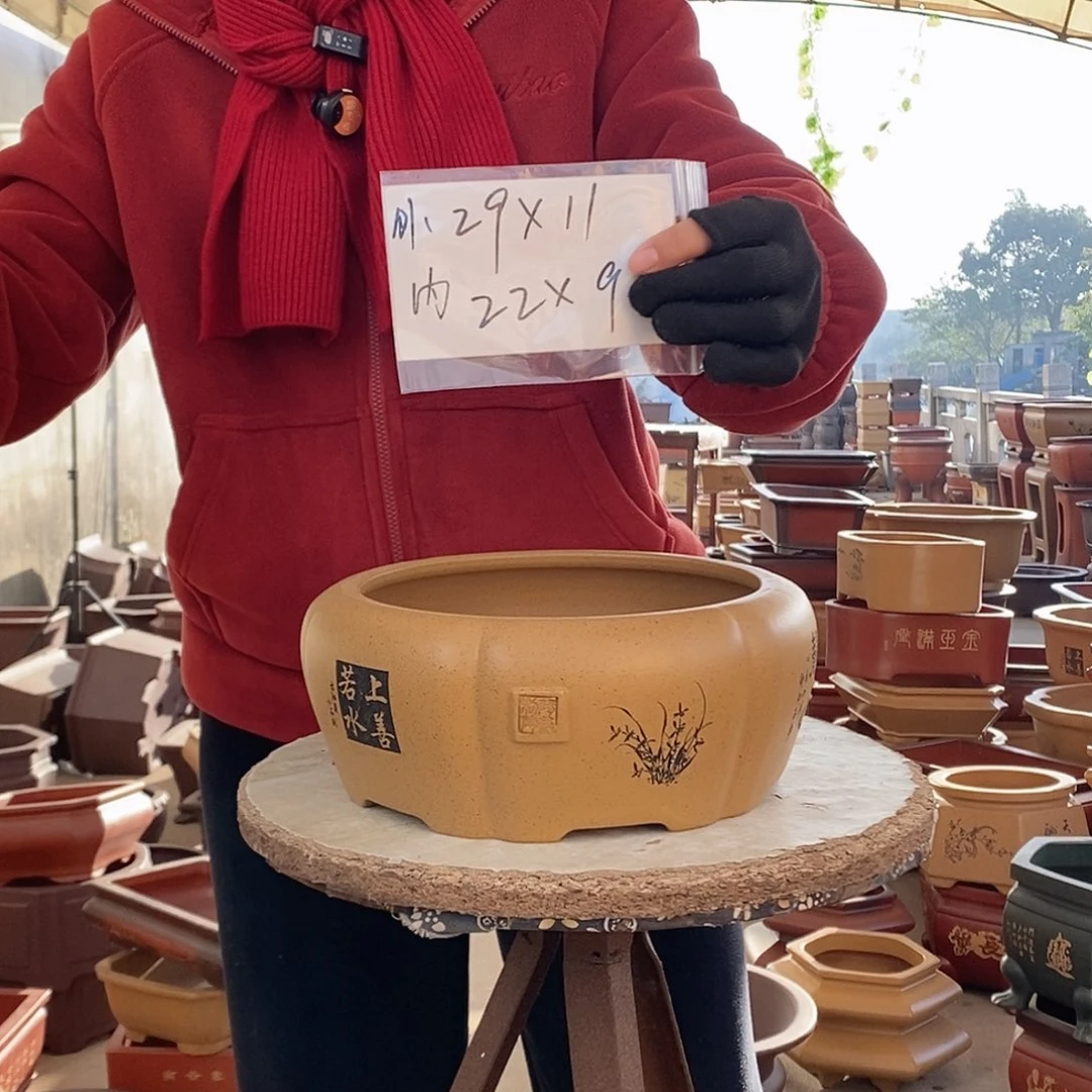 紫砂花盆紫砂花盆