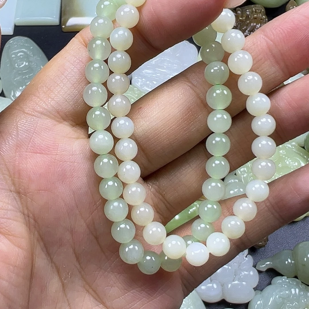 和田玉未镶嵌吊坠(不含链)