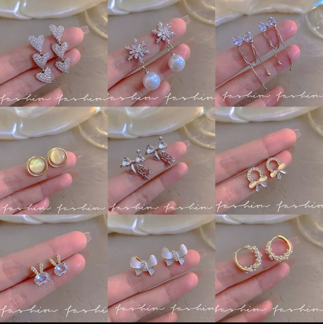 925银耳饰 百搭日常通勤款耳圈大师耳钉精致气质小众轻奢