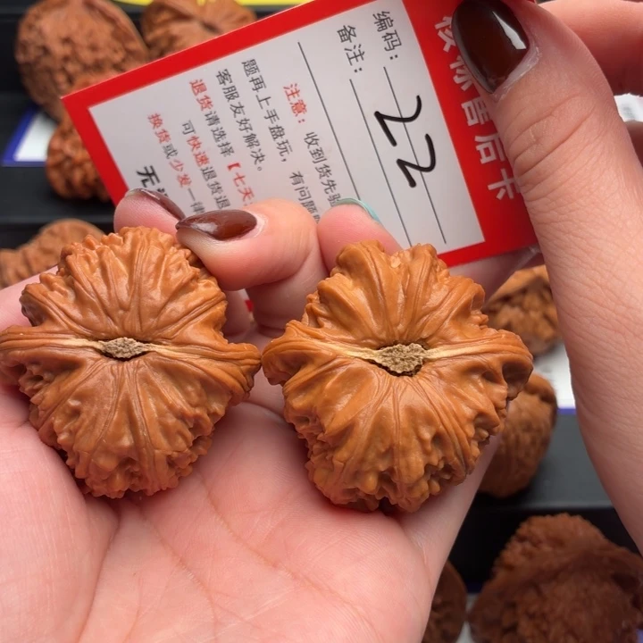 把件文玩核桃43尺白狮子