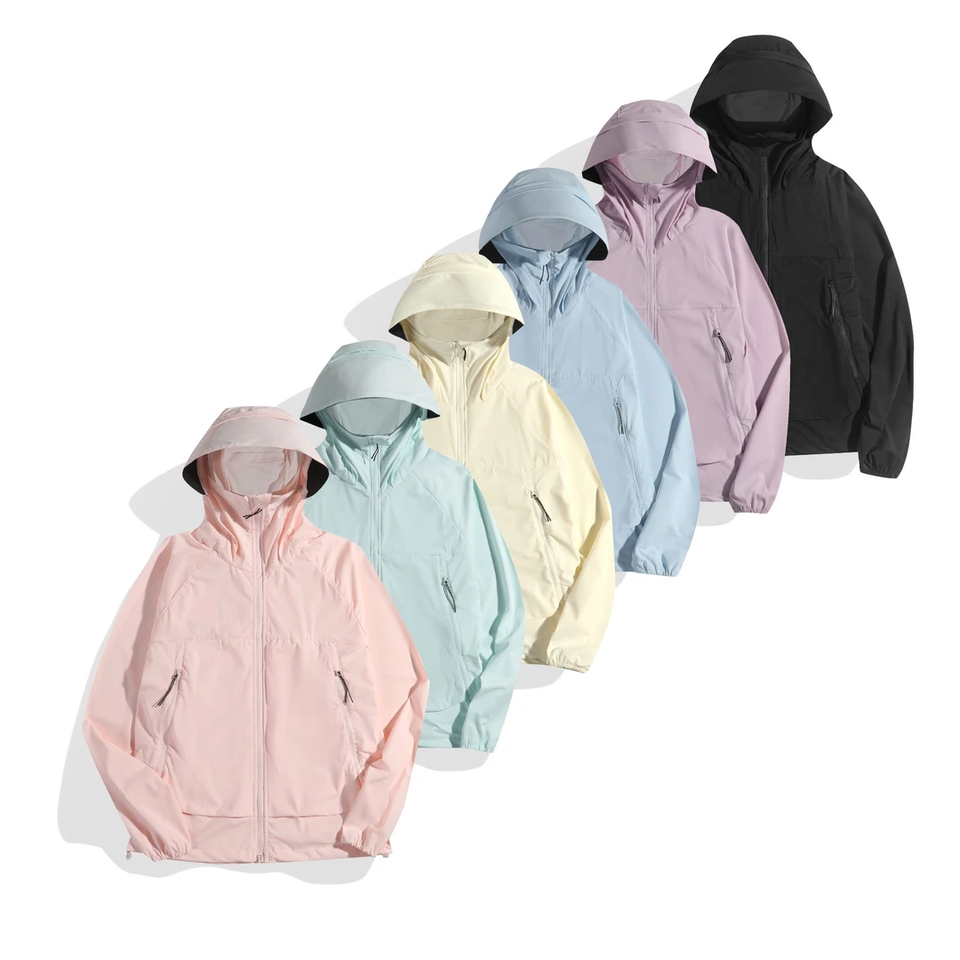 防紫外线透气钓鱼凉感户外衣春夏季宽松运动风网红防晒衣男连衣裙