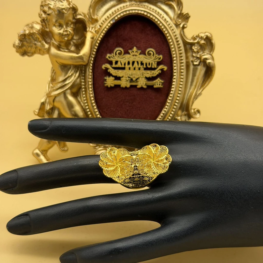 B播 9.77g足金999 戒指d