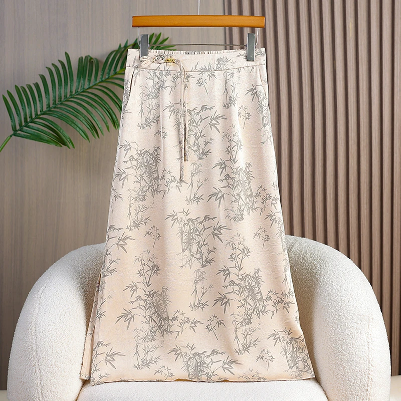 【竹报平安】新中式国风春夏季半身裙