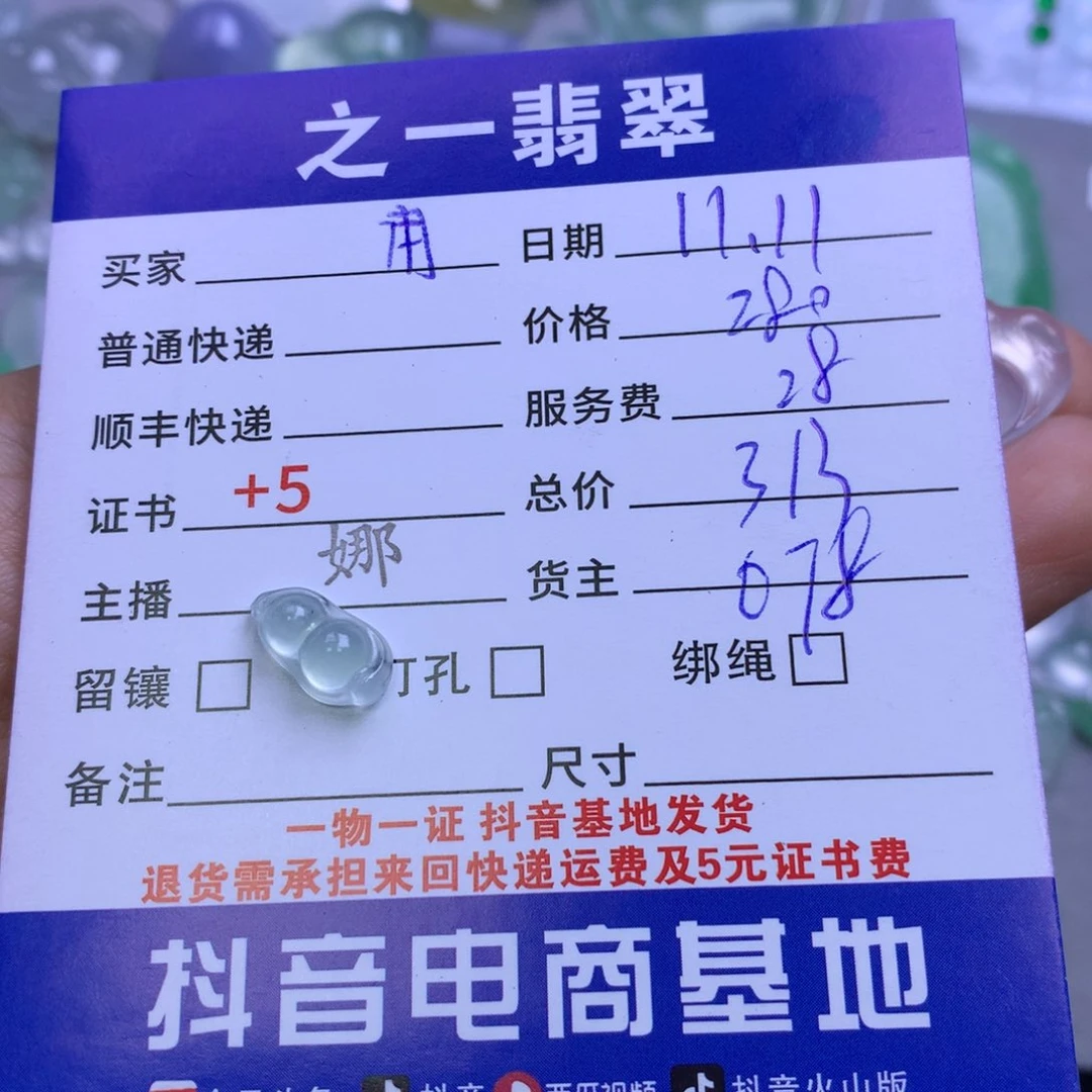 颈饰未镶嵌翡翠用***6