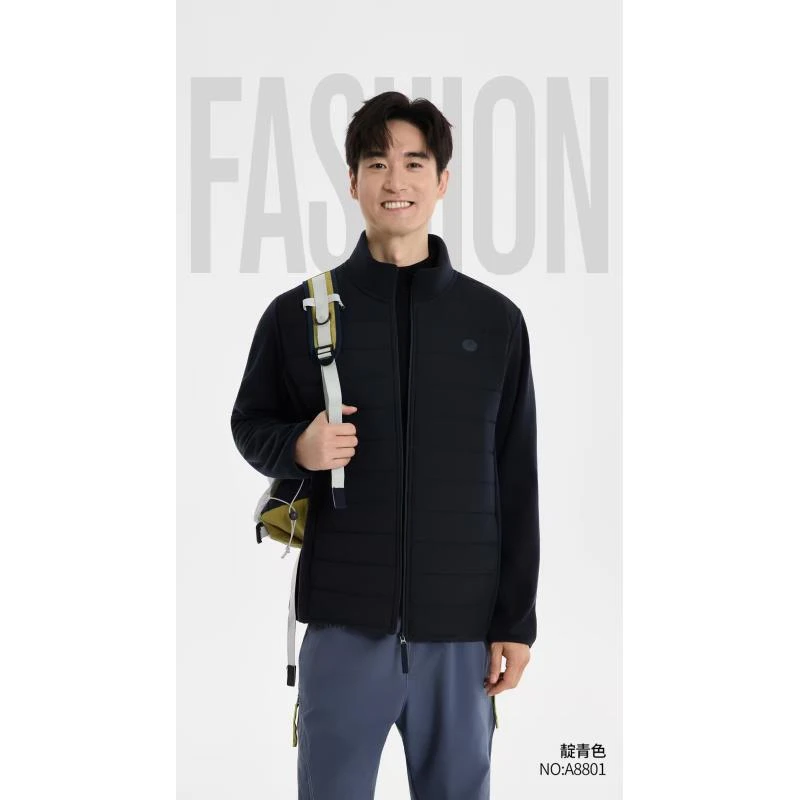 100-A8801小蛮腰羊毛气绒外套（男款）