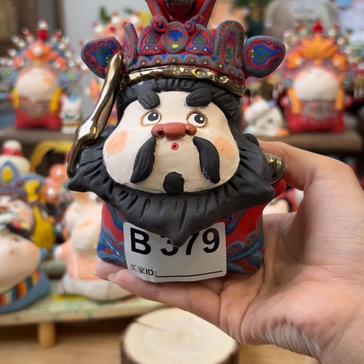 摆件手捏陶艺摆件