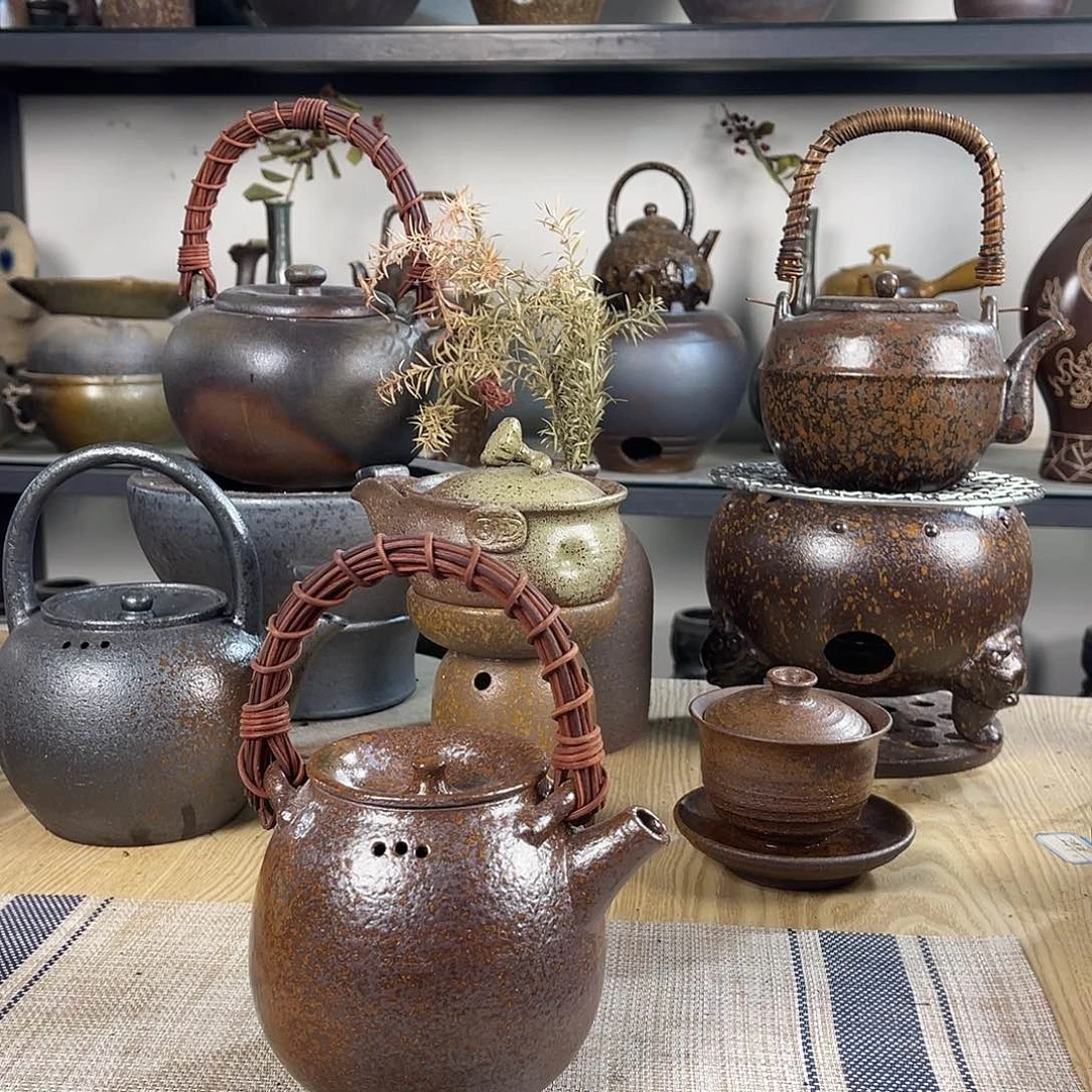 紫砂粗陶实用砂锅