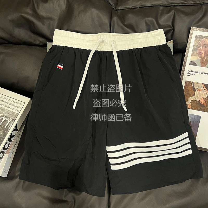 DK1511//2025SS设计师款短裤『条纹款』五分裤简约百搭时尚（馨儿）