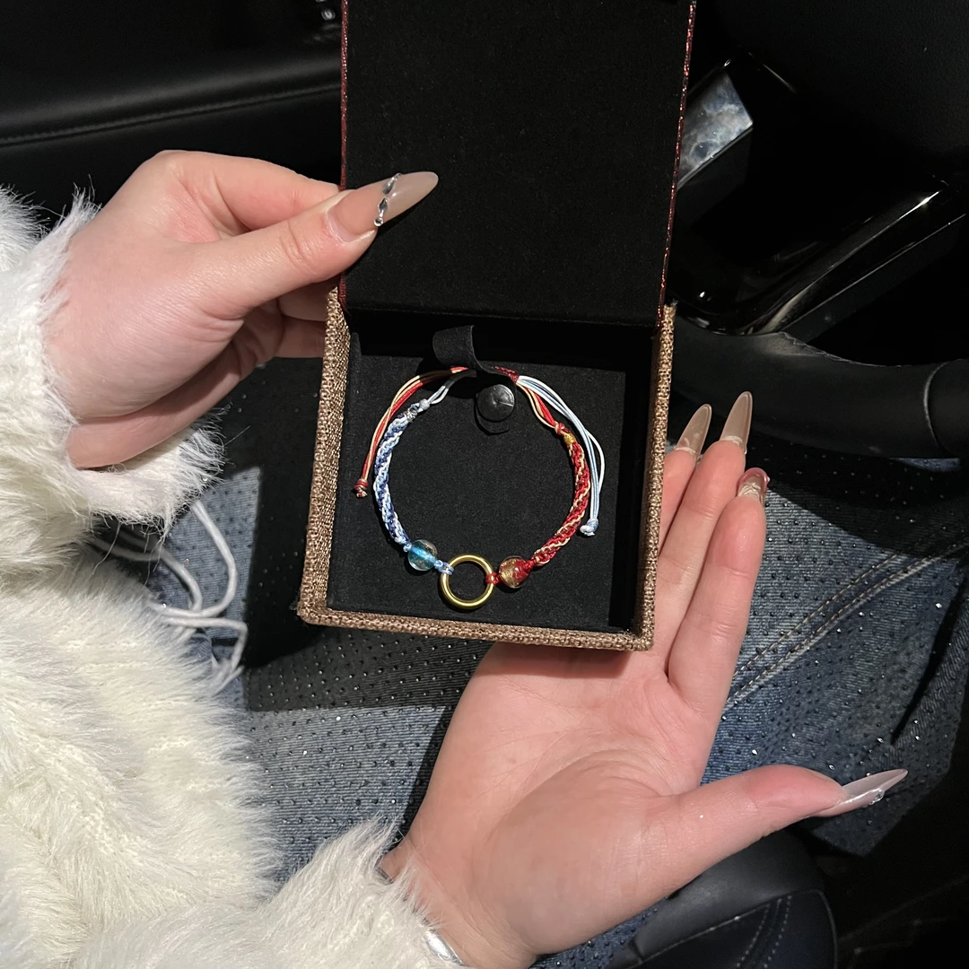 【七夕礼物】手工编绳DIY自制哪吒2衍生周边混天珠藕饼手绳材料包