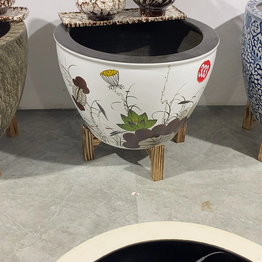 时***光景德镇陶瓷缸看直播间下单