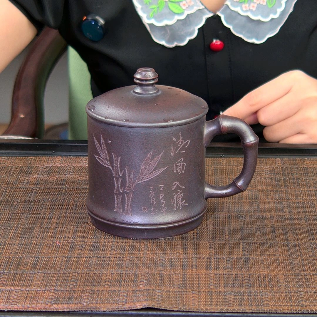 茶杯紫砂高货放漏