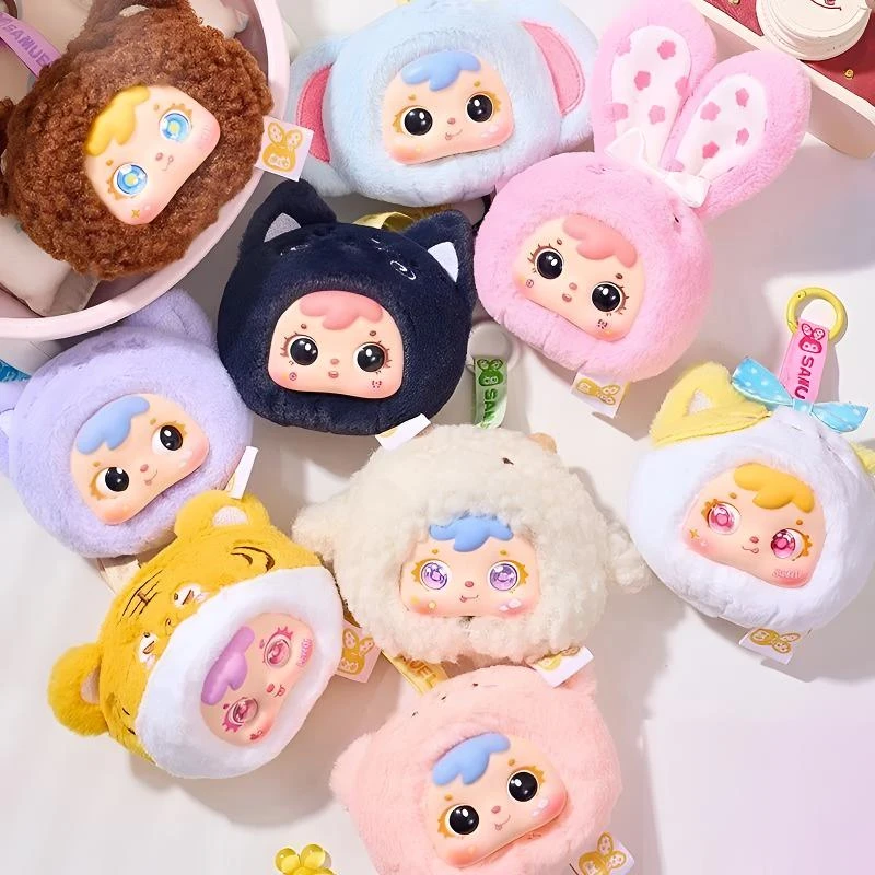 【一起拆盒】三小毛小小动物 潮玩盲盒挂件手办搪胶毛绒