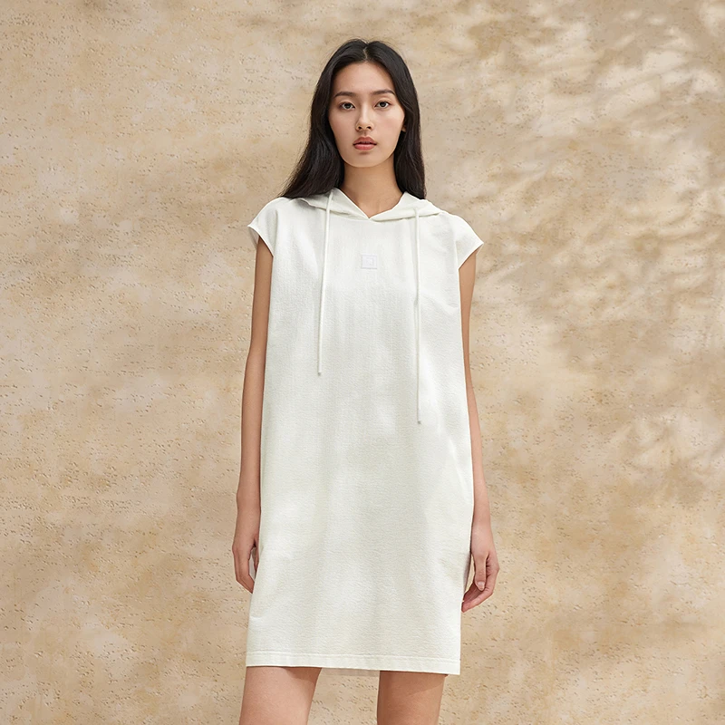 5775【赵老板专属】播抽绳连帽连衣裙DDR2LD5775宽松连衣裙
