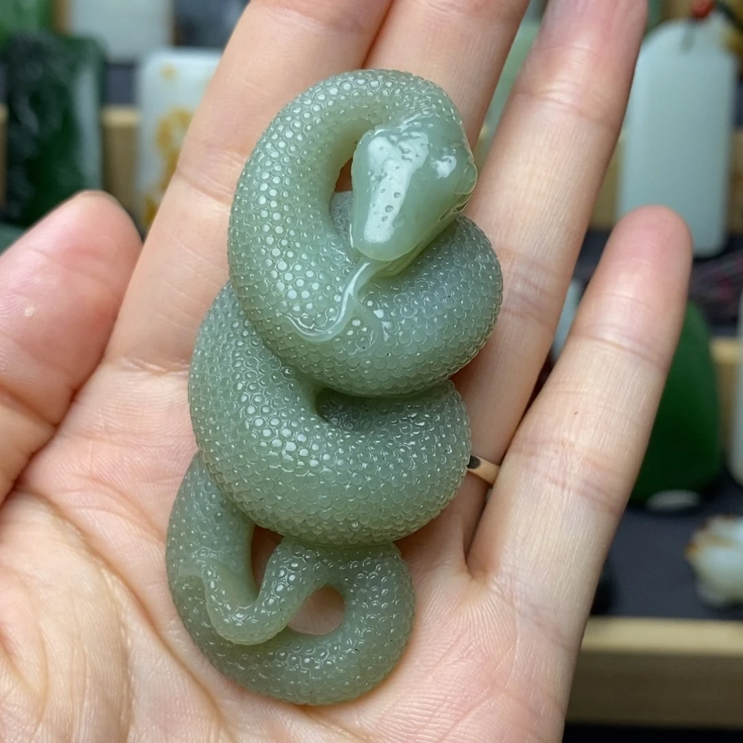 和田玉未镶嵌挂件