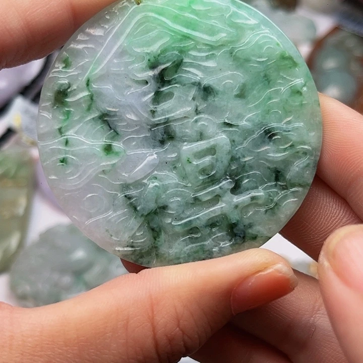 翡翠未镶嵌吊坠(不含链)挂件