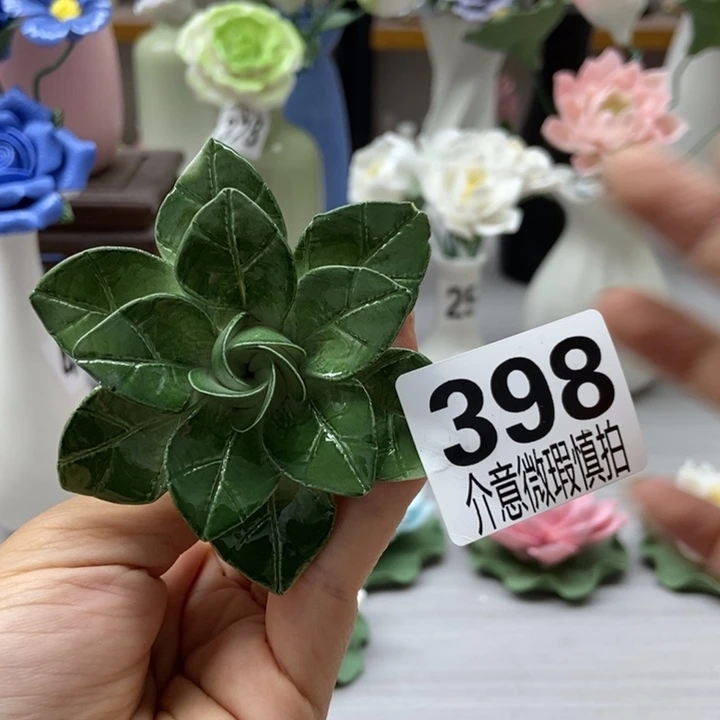 陶瓷手工制作陶瓷花