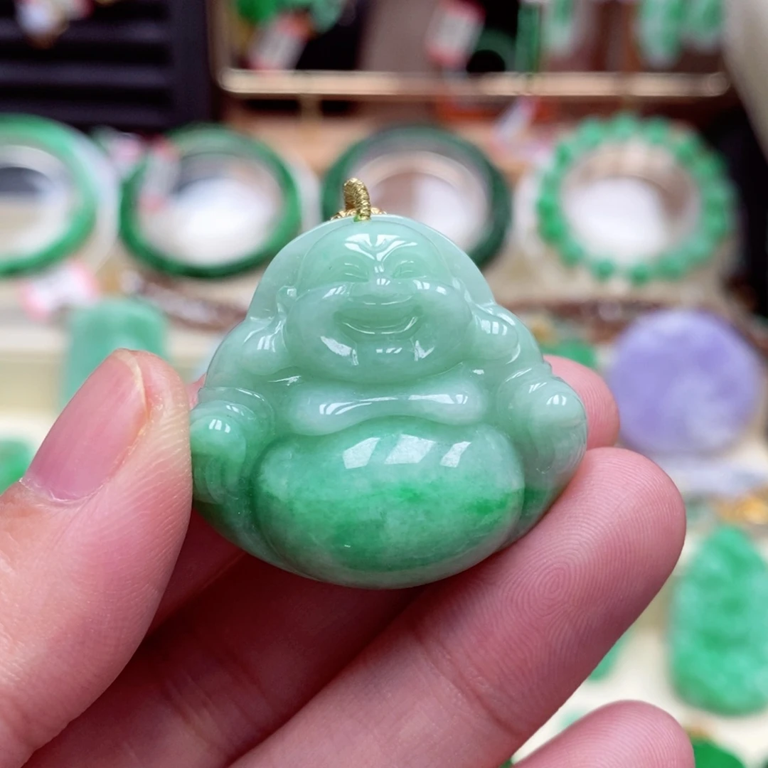 颈饰未镶嵌翡翠翡翠吊坠