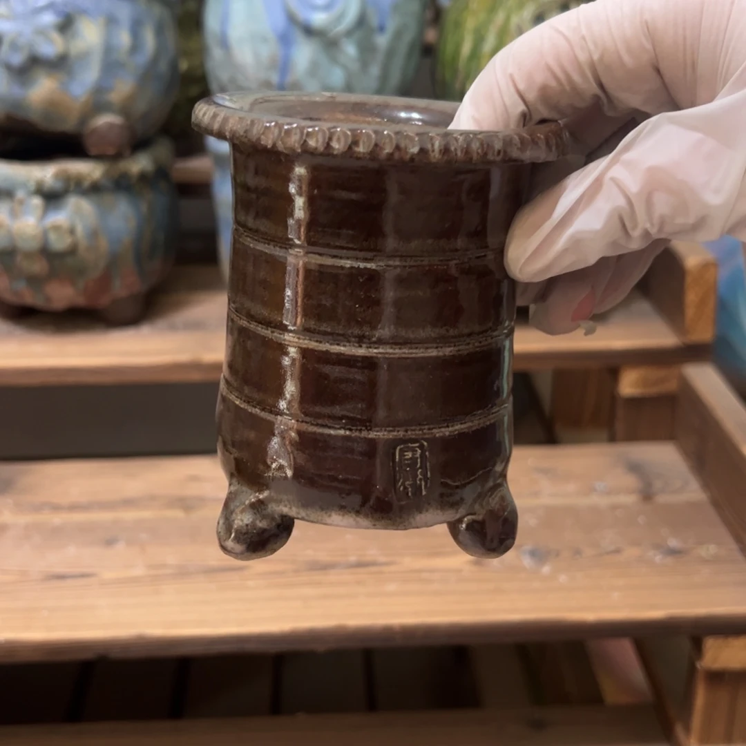 红陶静**洁唐朝多肉花盆