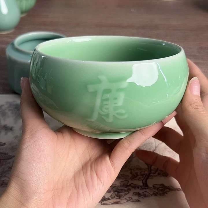 小米茶器龙泉青瓷