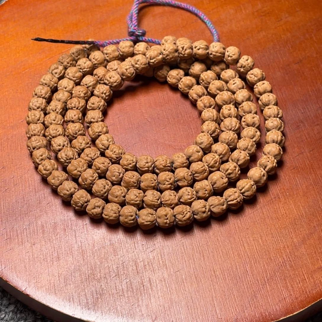 金刚菩提手串五****黑梅朵佛手尺寸6.9