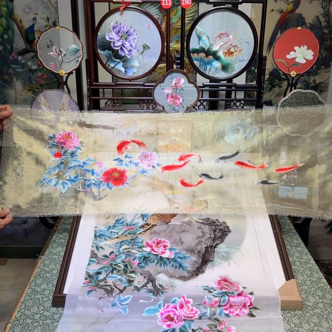 刺绣手工苏绣工艺制作技艺精湛精巧