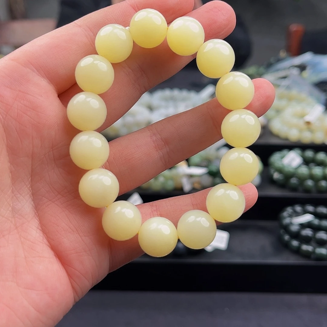 和田玉手串未镶嵌