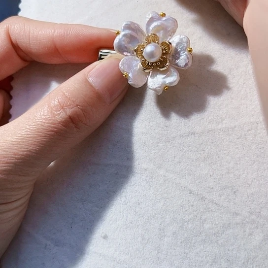 淡水珍珠材料银S925镶嵌