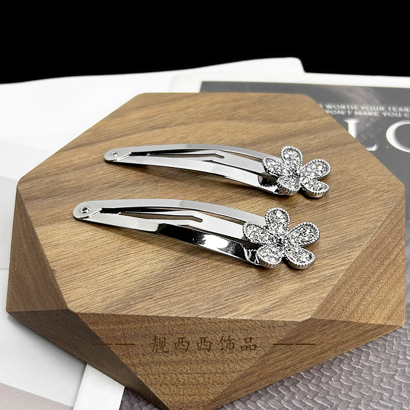 【LXX靓西西】7021 精致五瓣花气质百搭6.5厘米BB夹一对装