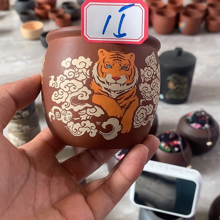 云南建水紫陶彩填壶H****I