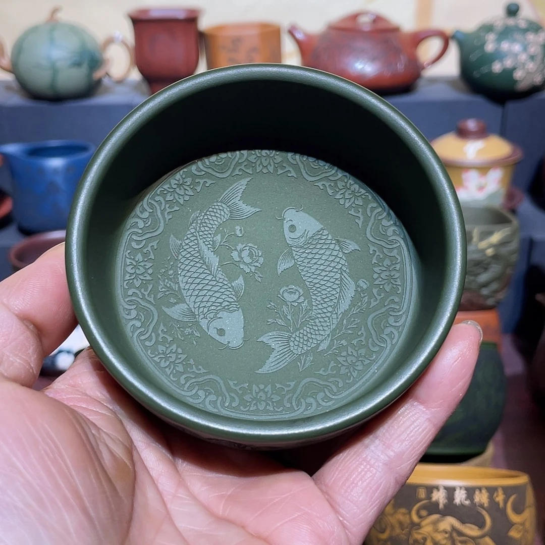 原矿紫砂手工主人杯