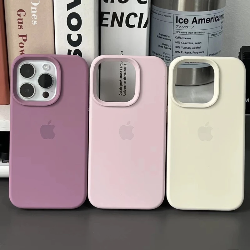 粉色适用苹果16pro手机壳iPhone15promax松弛感x液态硅胶13/12/14