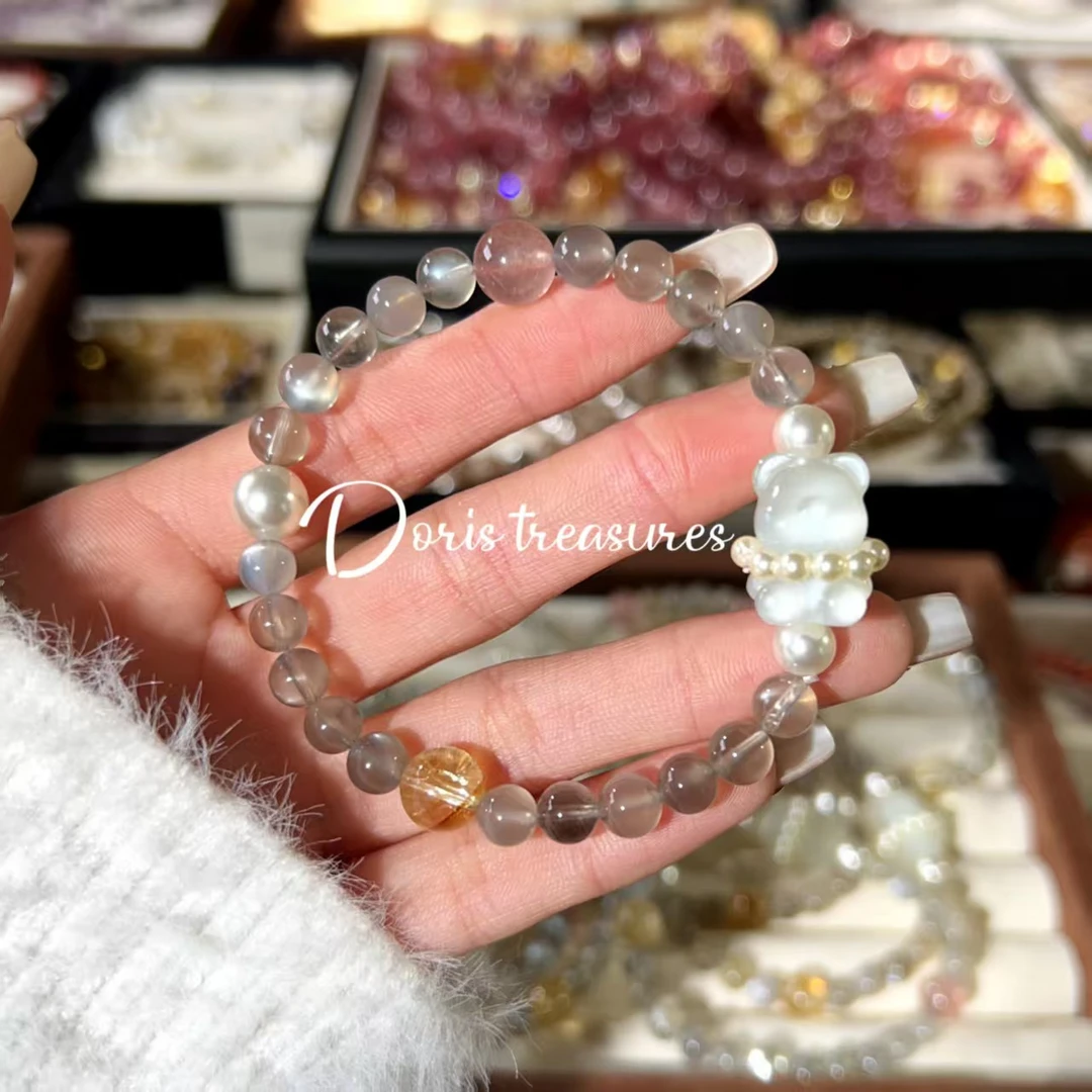 【呆呆熊】 手链 精致气质 多样性发颜色微差 发货件数一