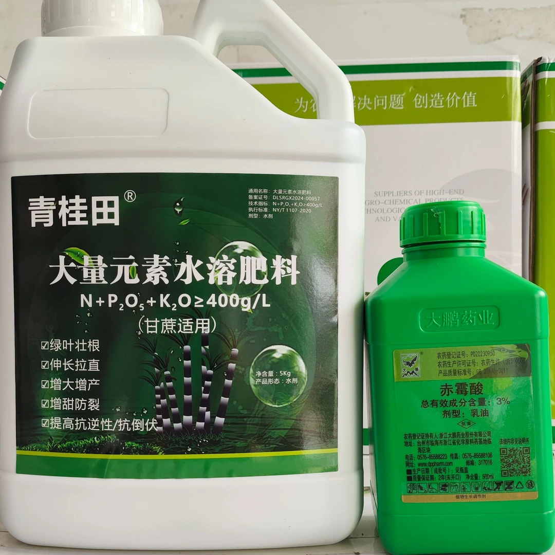 赤霉酸赤霉素920甘蔗拔节分蘖生长调节剂促进细胞生长茎伸长