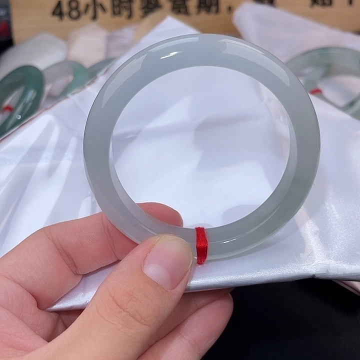 翡翠未镶嵌手镯手镯-29