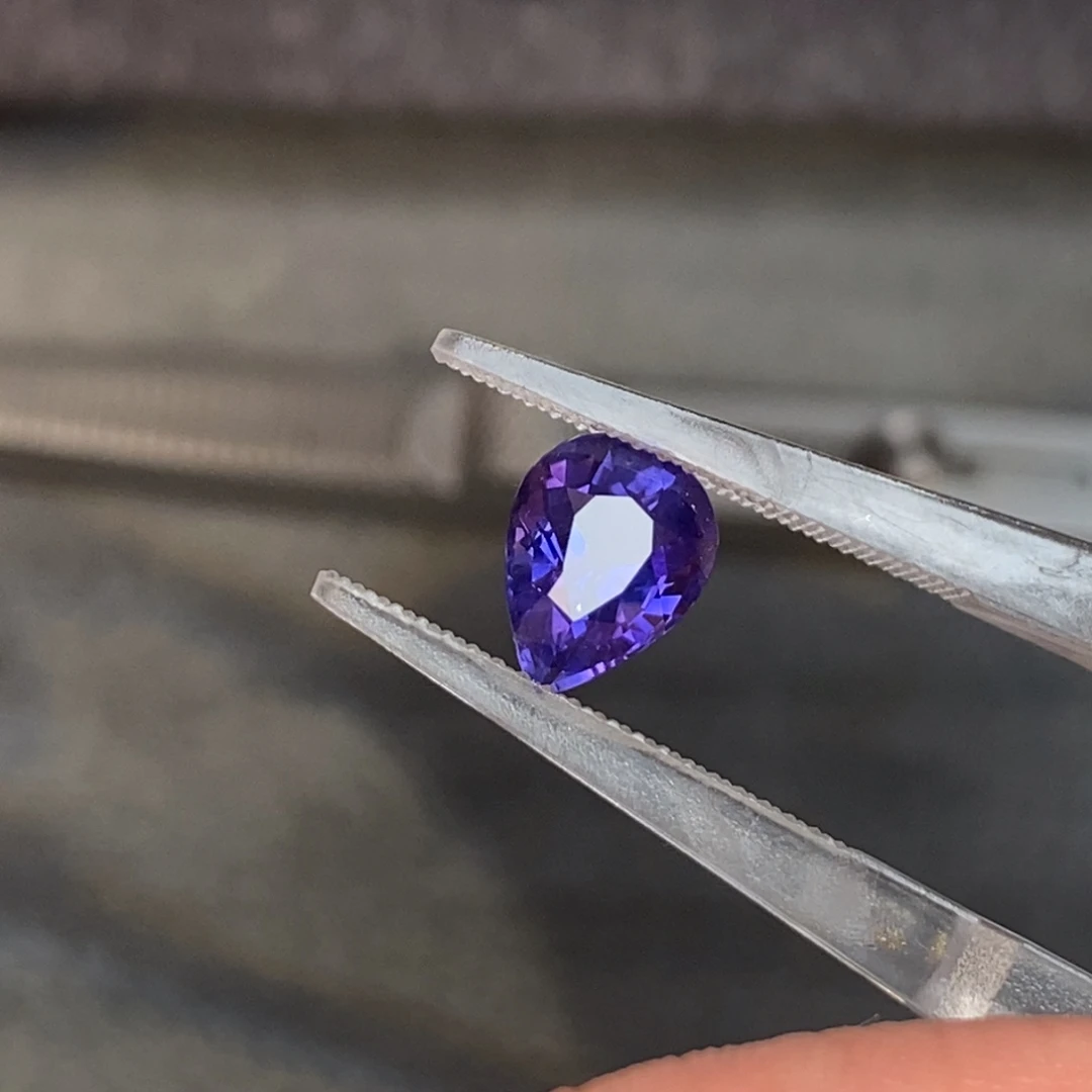 定制红宝石未镶嵌1.84ct 无烧紫色蓝宝石