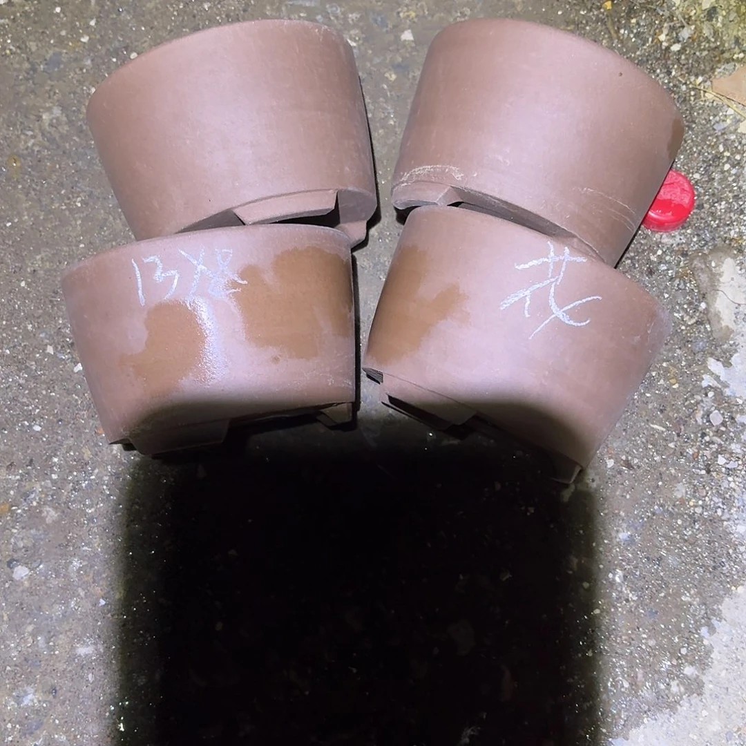 宜兴紫砂花盆，现货发