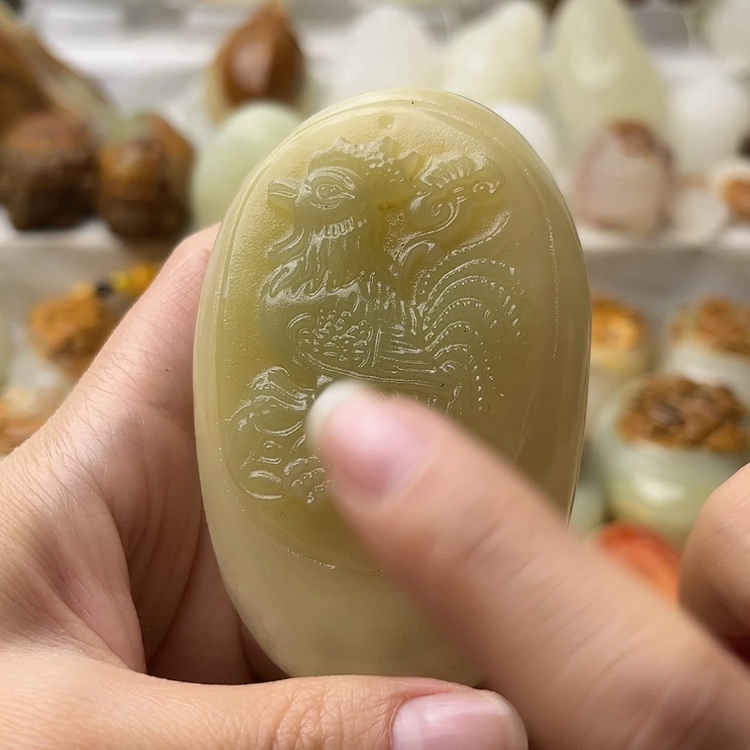 石材古青石不退换鸡