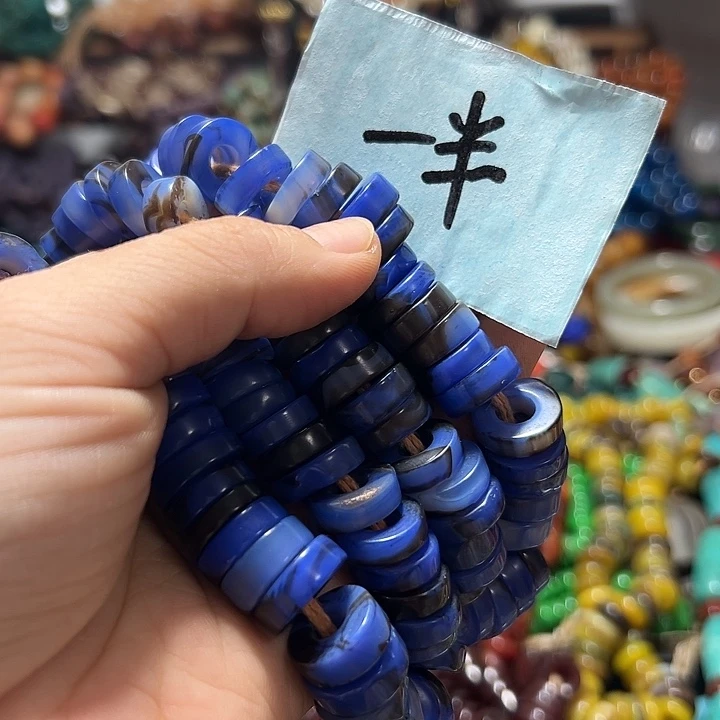 毛***子玛瑙/玉髓颈饰未镶嵌